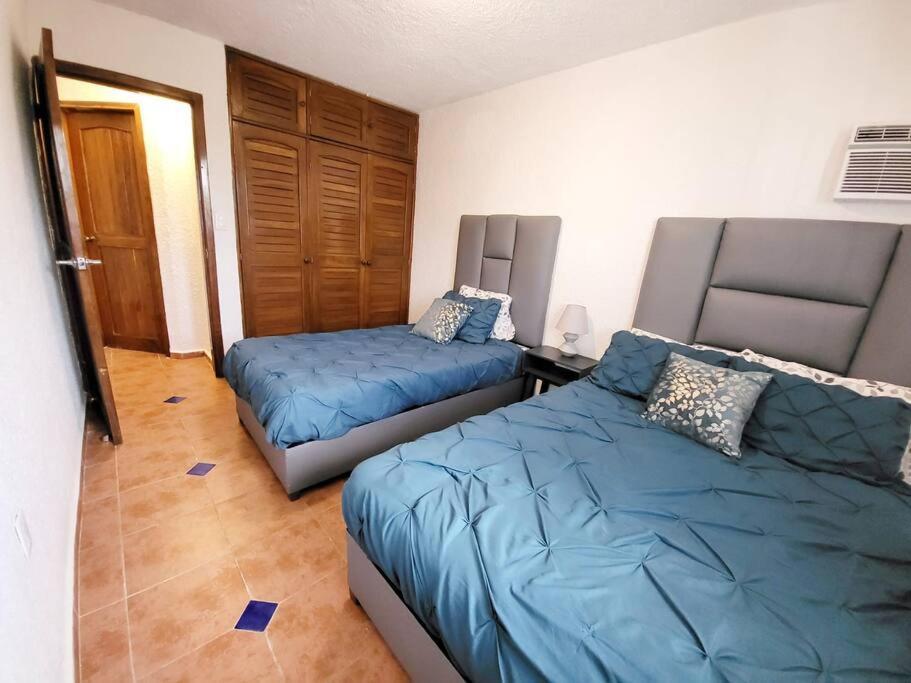 2 Rooms Apartment With Private Beach In Puerto Juarez Cancun Exterior photo