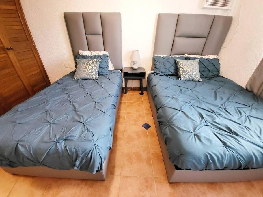 2 Rooms Apartment With Private Beach In Puerto Juarez Cancun Exterior photo